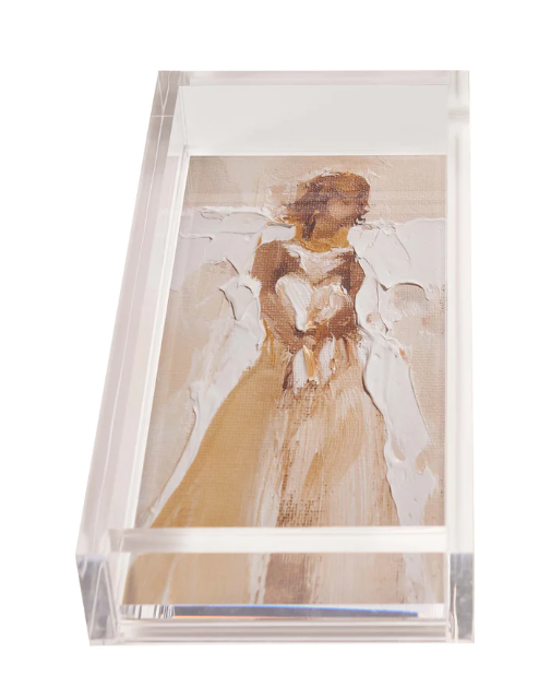 Grace Angel Tray | Guest Towel Holder