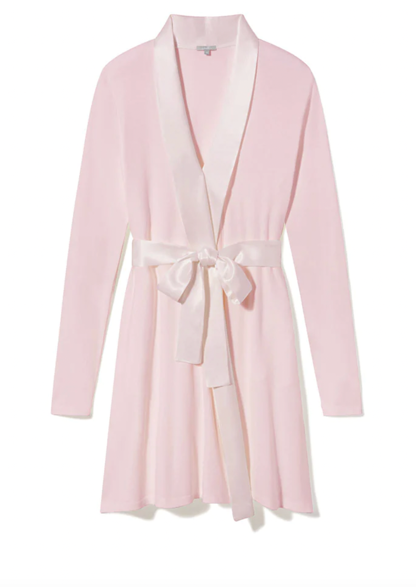 Elijah Long Sleeve Satin Belted Robe