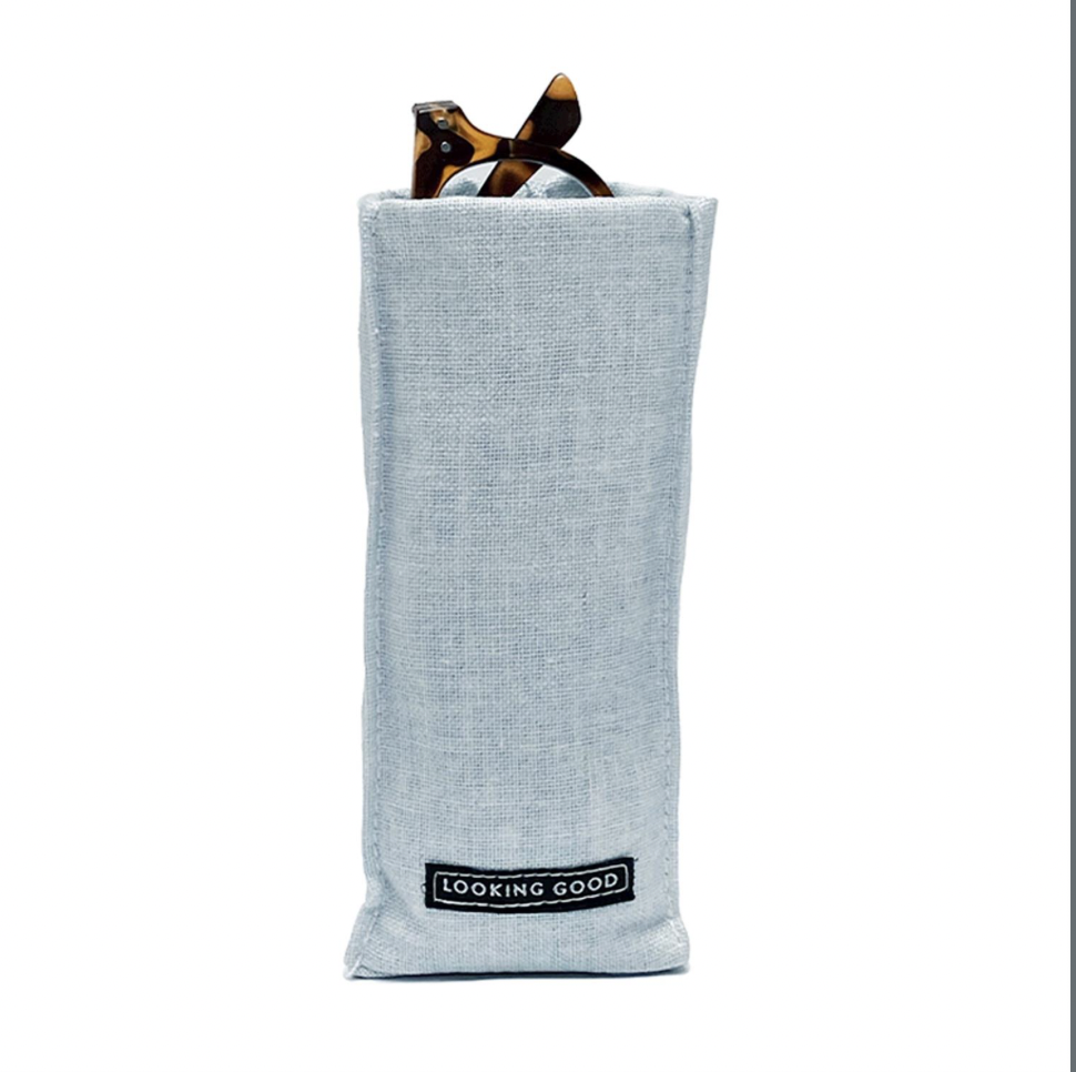 Linen Eyeglass Standing Pouch