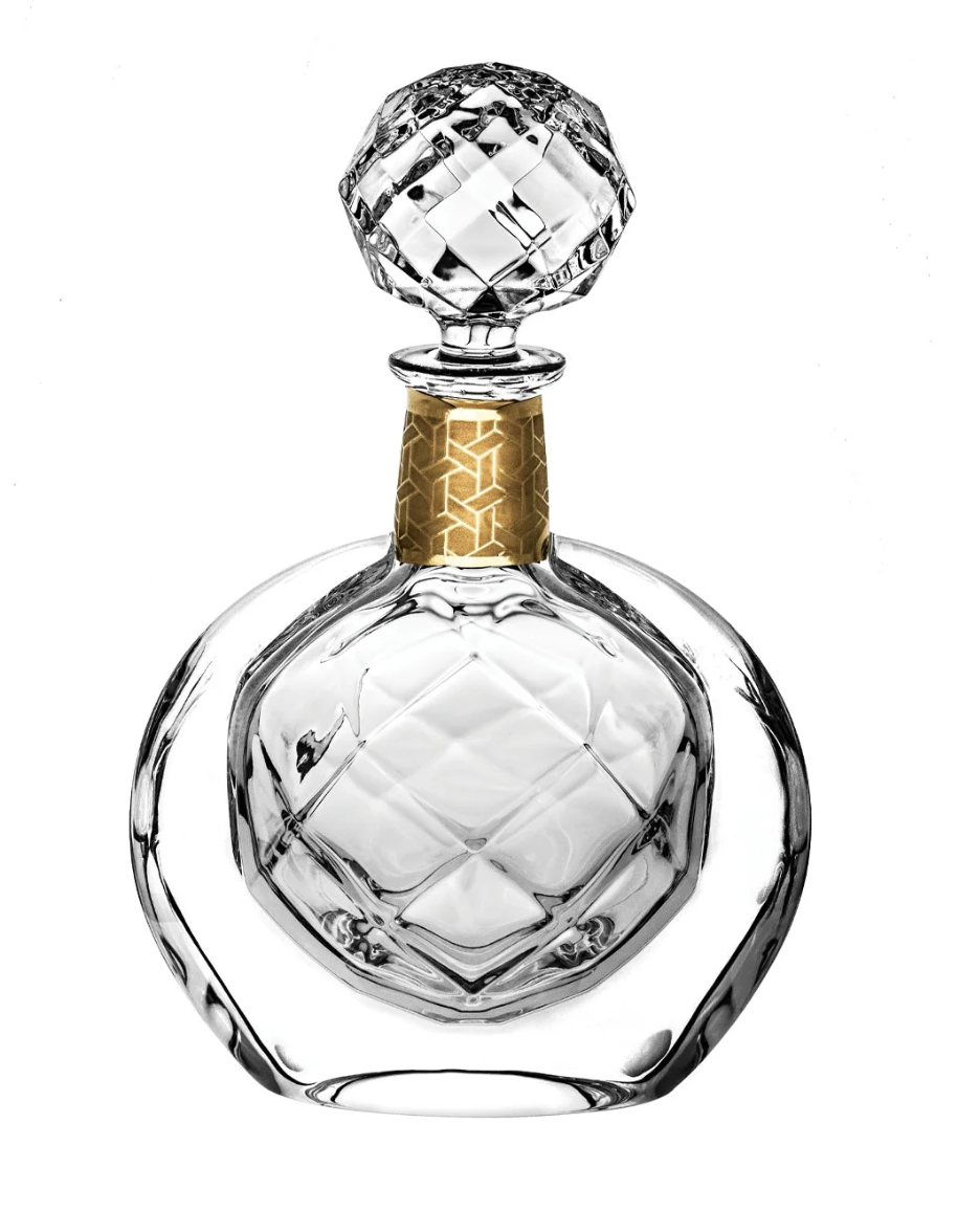 Whisky Decanter With Gold Dux