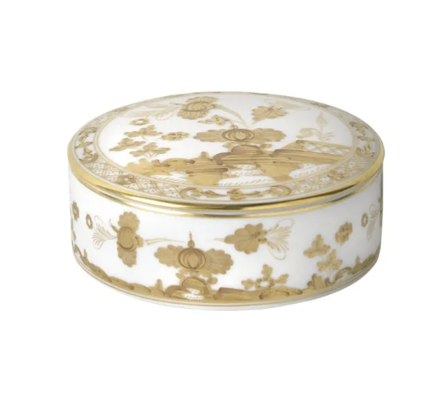 Ginori 1735 Oriente Italiano Trinket Box| Aurum 5in