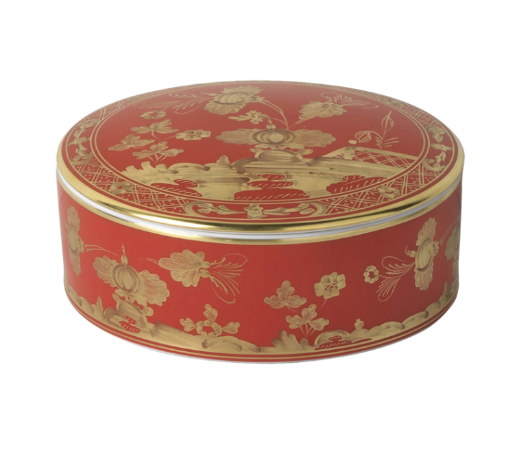 Ginori 1735 Oriente Italiano Trinket Box| Rubrum 5in