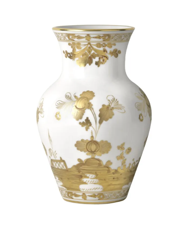 Ginori 1735 Oriente Italiano Ming Vase | Aurum 9in