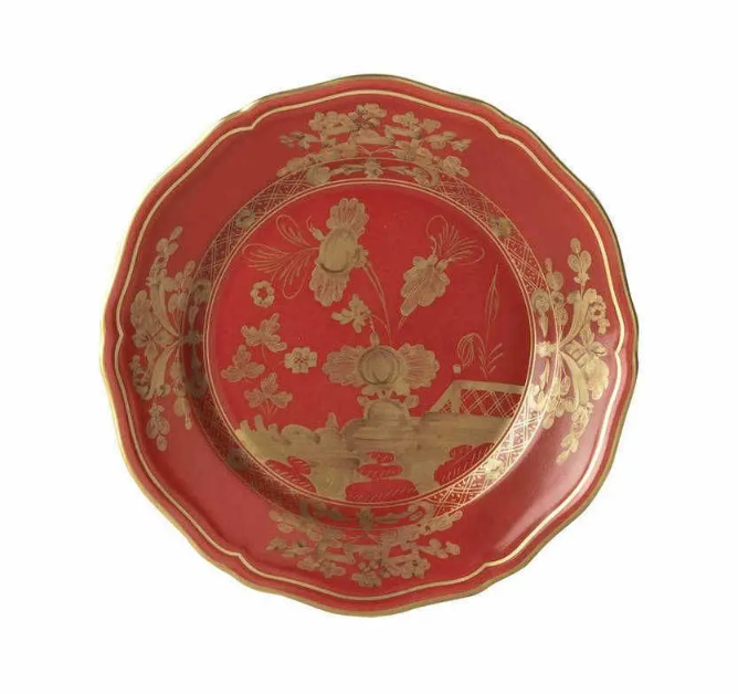 Ginori 1735 Oriente Italiano Bread Plate | Rubrum 6.75in