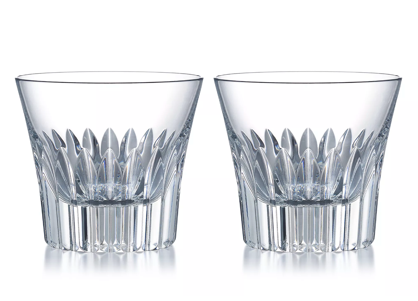 Baccarat Everyday Crysta Tumbler Old Fashion Glass No. 3 Set of 2 | 3.35in 8.5oz