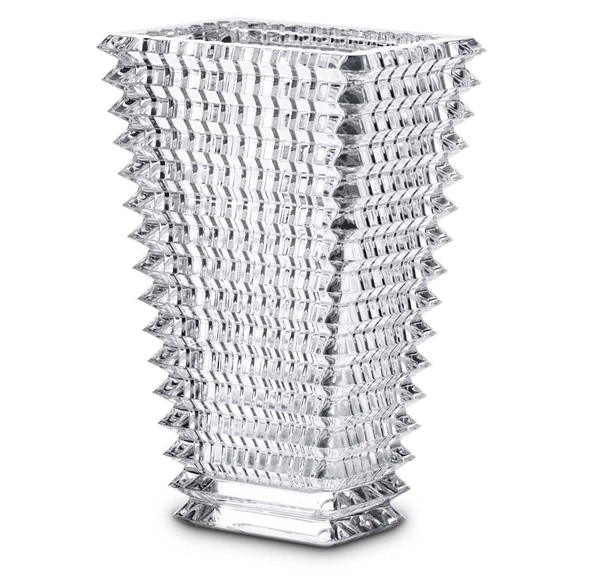 Baccarat Eye Rect Vase Clear Large