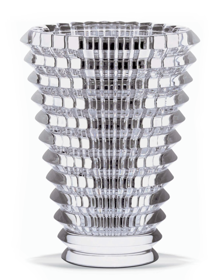 Baccarat Eye Small Round Clear Vase