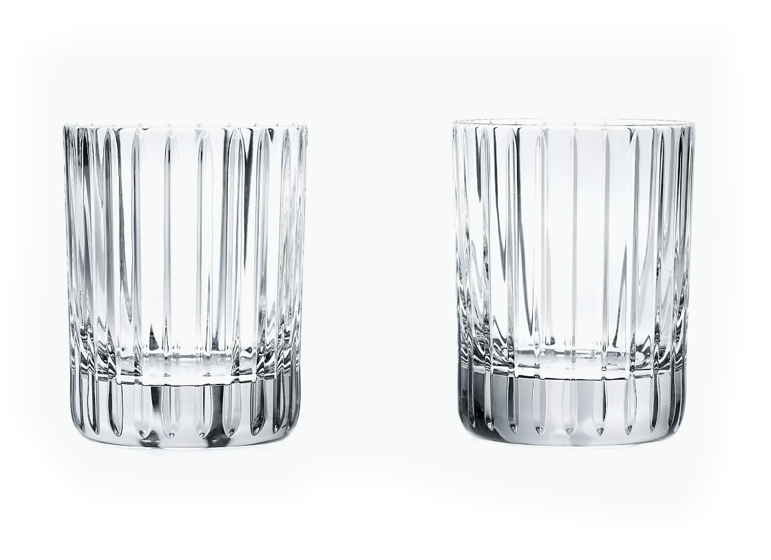 Baccarat Harmonie Tumbler Double Old Fashioned Glass No. 2 Set of 2 | 12oz