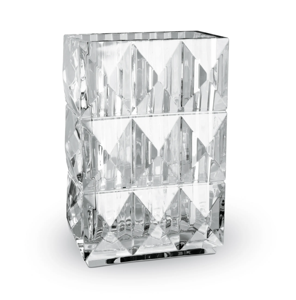 Baccarat Louxor Rectangular Clear Vase
