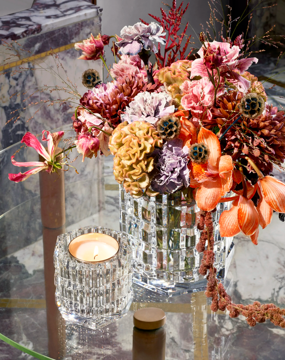 Baccarat Louxor Round Grand Clear Vase