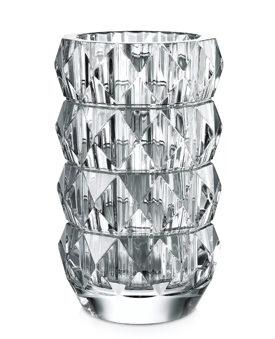 Baccarat Louxor Round Tall Clear Vase