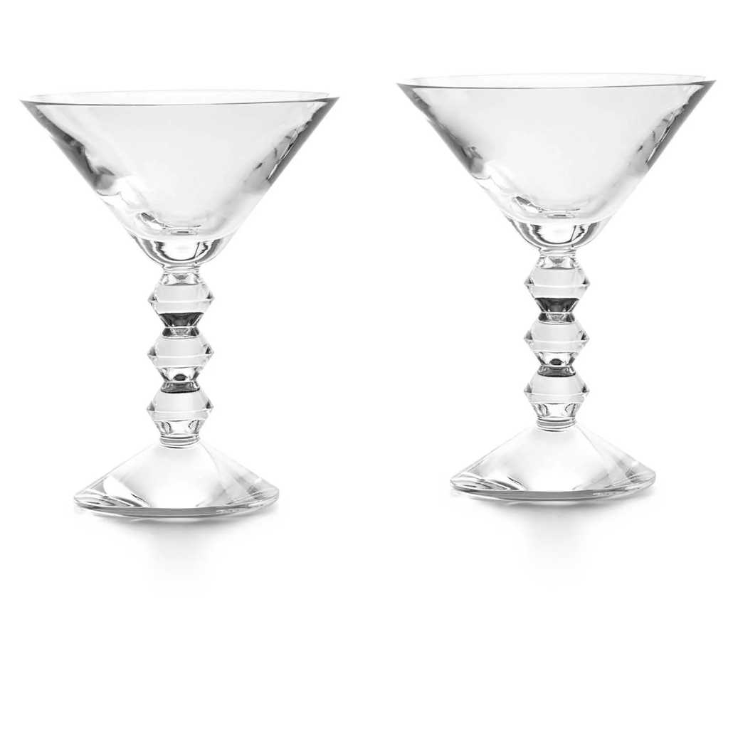 Baccarat Vega Clear Martini Glasses | Set of 2