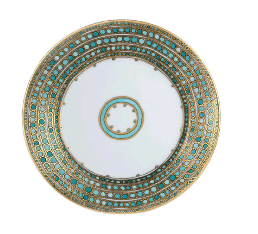 Syracuse Dessert Plate | Turquoise 8.25in