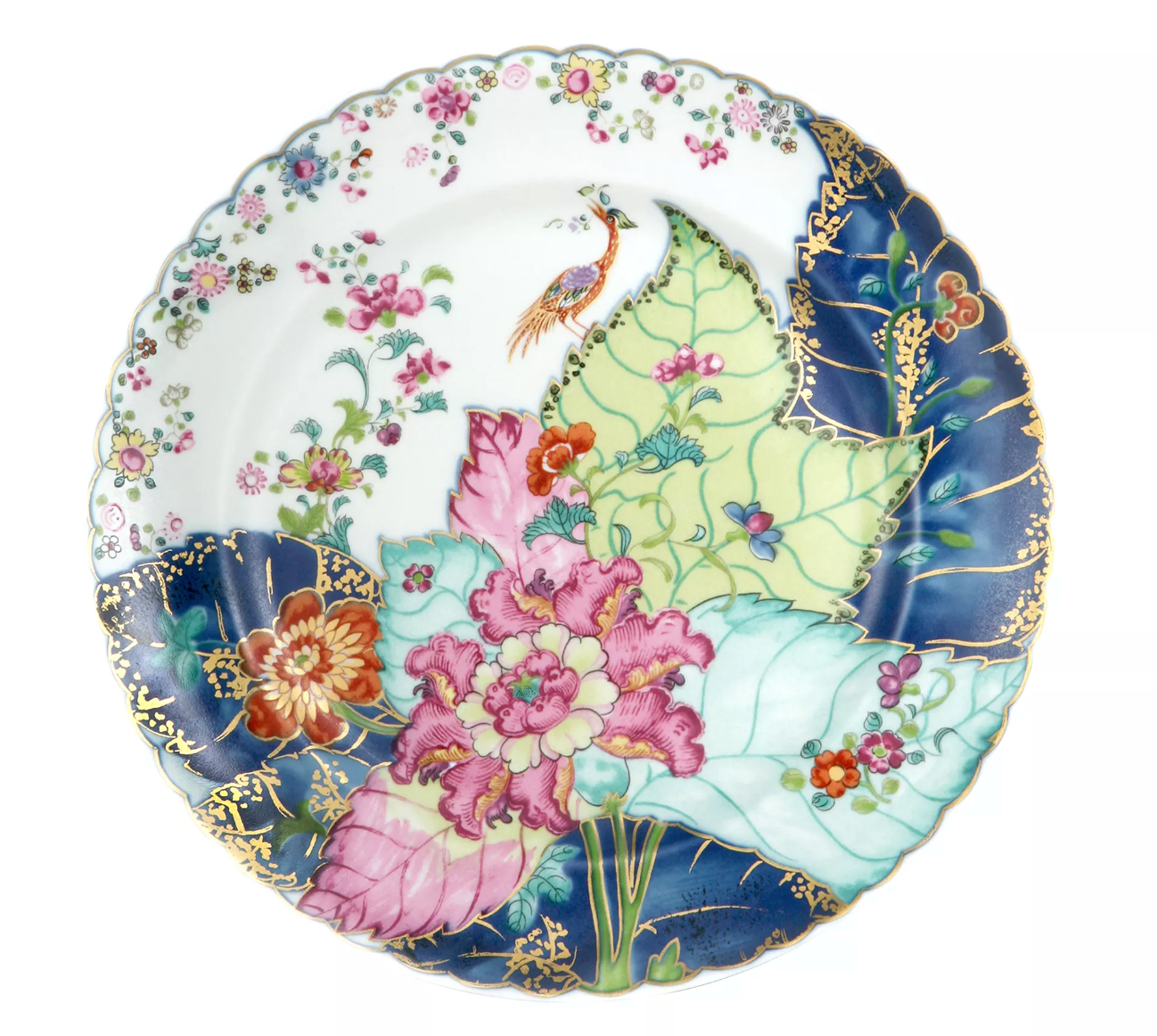 Mottahedeh Tobacco Leaf Bread + Butter Plate | 7.5in