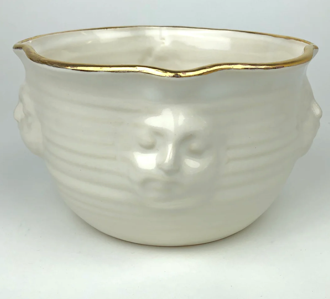 Viso Small Face Bowl | White 6.5in x 3.75in