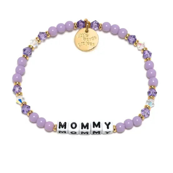 Mommy Lavender Garden Stretch Bracelet