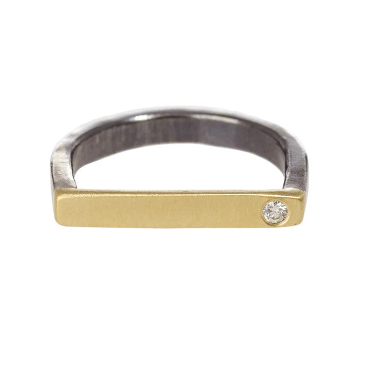 6.5 Slice Stacking Rings 22k dusted + 2mm DIA