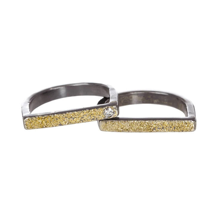 6.5 Slice Stacking Rings 22k dusted + 2mm DIA