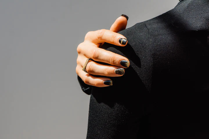 Slice Stacking Rings/Solid 18k gold + 2mm DIA