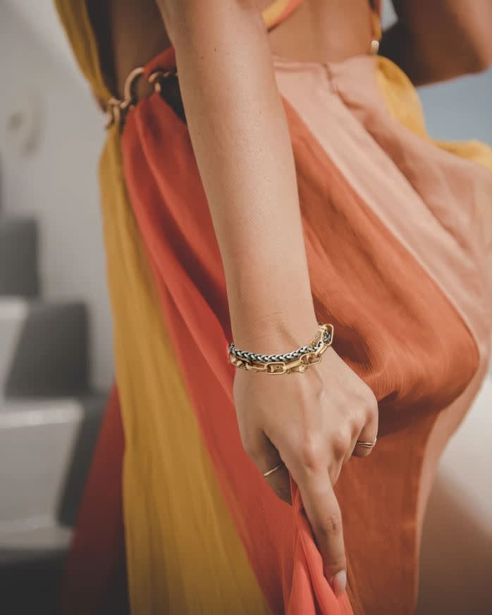 Sedona B Multi Chain Bracelet | Mixed Metal