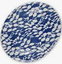 Terrafirma Ceramics Party Platter | 9.5x8in Aspen Cobalt