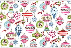 Posh Rectangular Placemats Vintage Ornaments