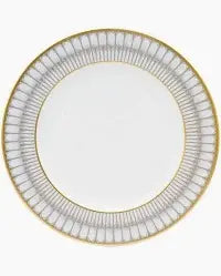 Deshoulieres Arcades Grey + Gold Dinner Plate | 10.5in