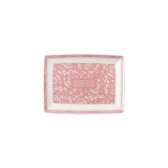Versace Barocco Pink Rose Letter Tray | 7in