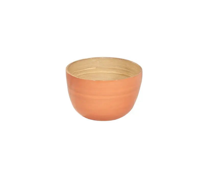 Bamboo Classic Rice Bowl | 4.7 x 3.2in Apricot