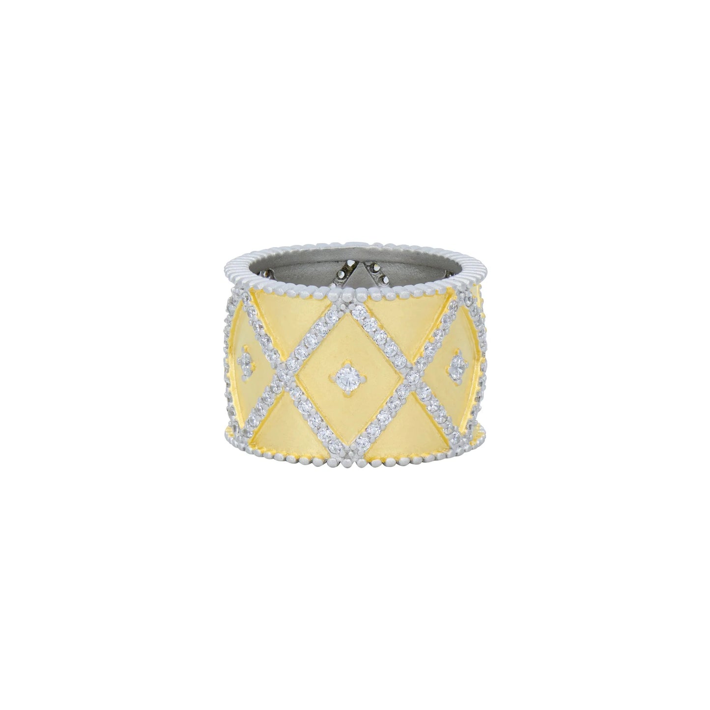 Signature Geo Stripe Cigar Band Ring