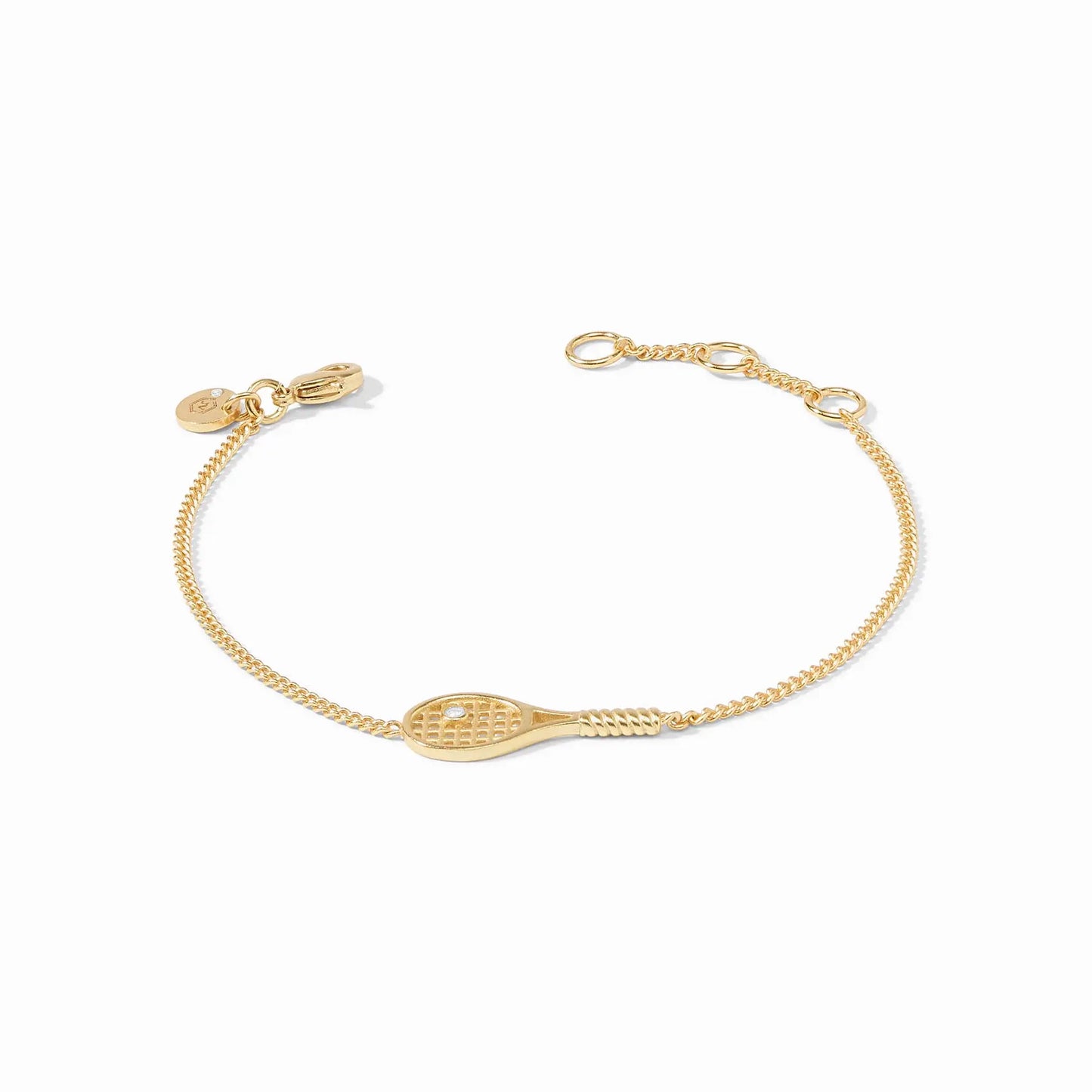 Tennis Racquet Delecate Link Bracelet | One Size