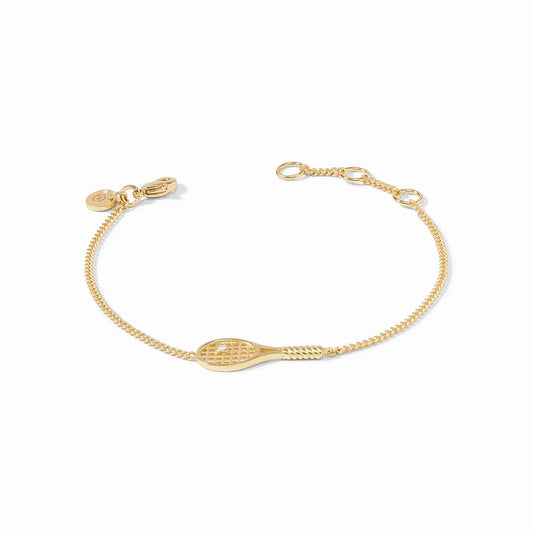 Tennis Racquet Delecate Link Bracelet | One Size