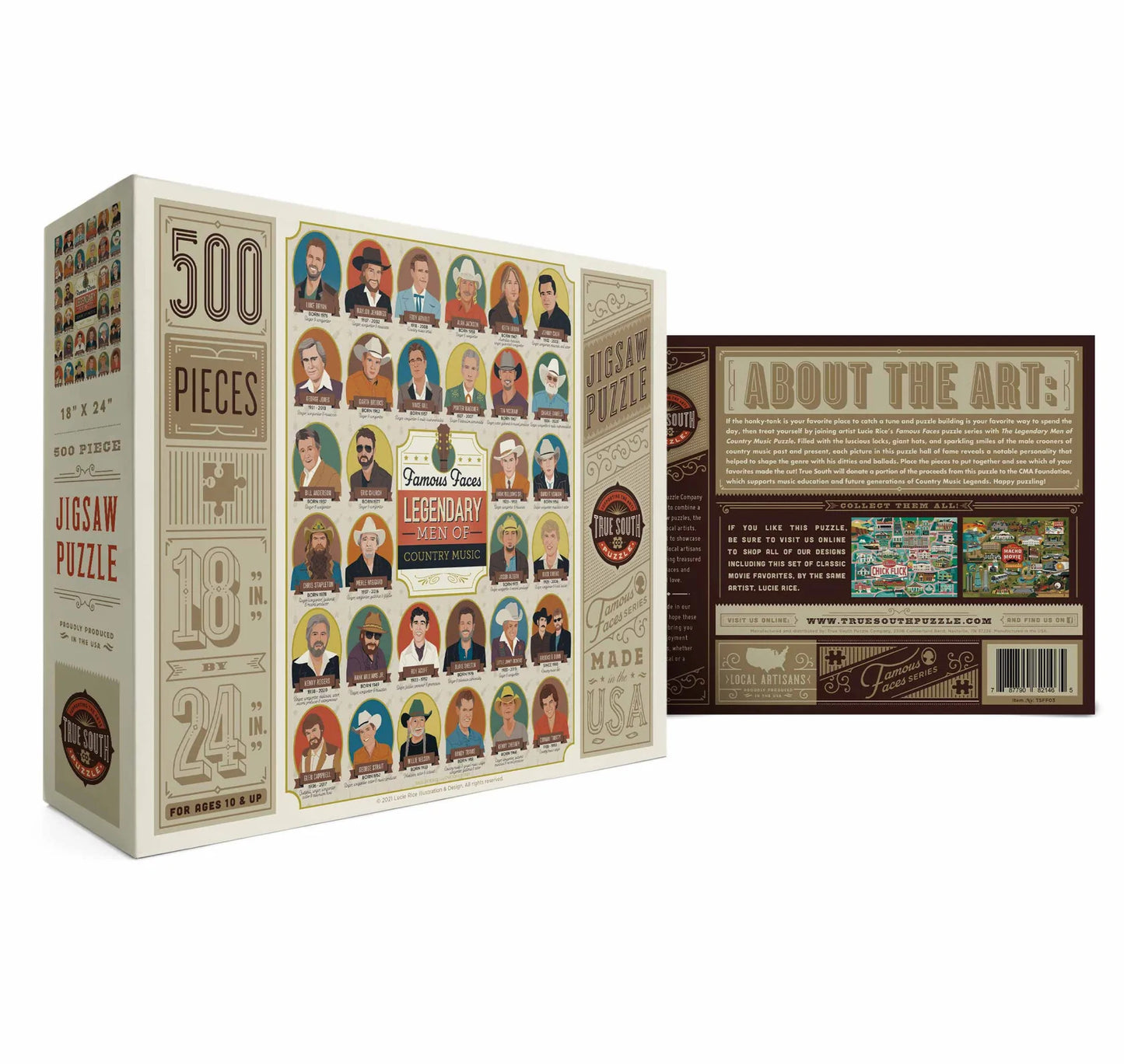 Men of Country Music Puzzle, Legendary