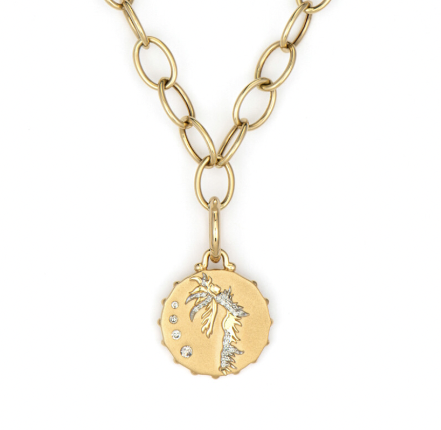 Phoenix Fire Goddess Engraved Pendant