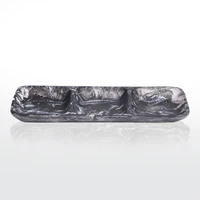 Resinware Handcrafted Tray | 3 Part Large 17in