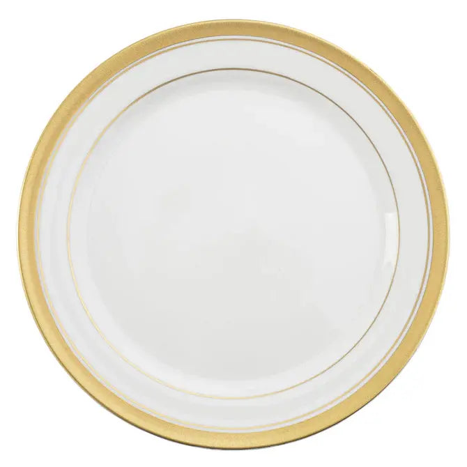 Palace Ultra White + Gold Salad Plate | 8.25in
