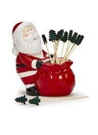 Toothpick Holder | Santa or Tree Assorted