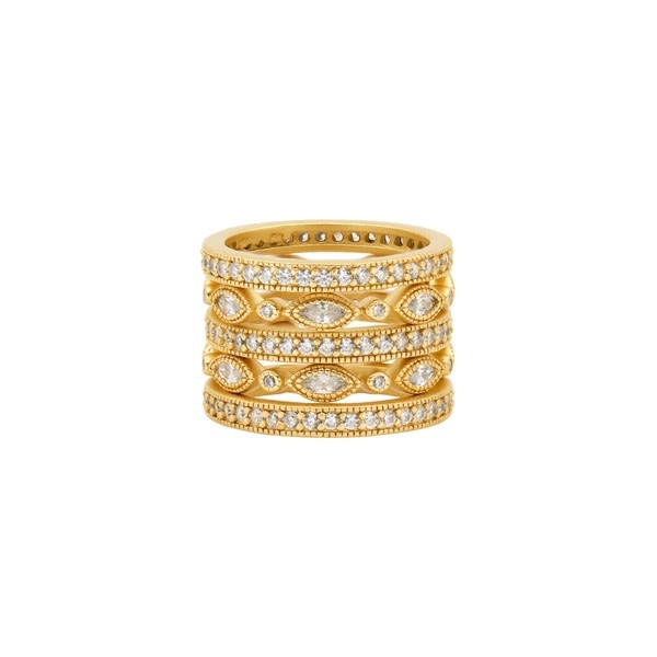 Signature Classic Marquise Eternity Stack Ring, S/5