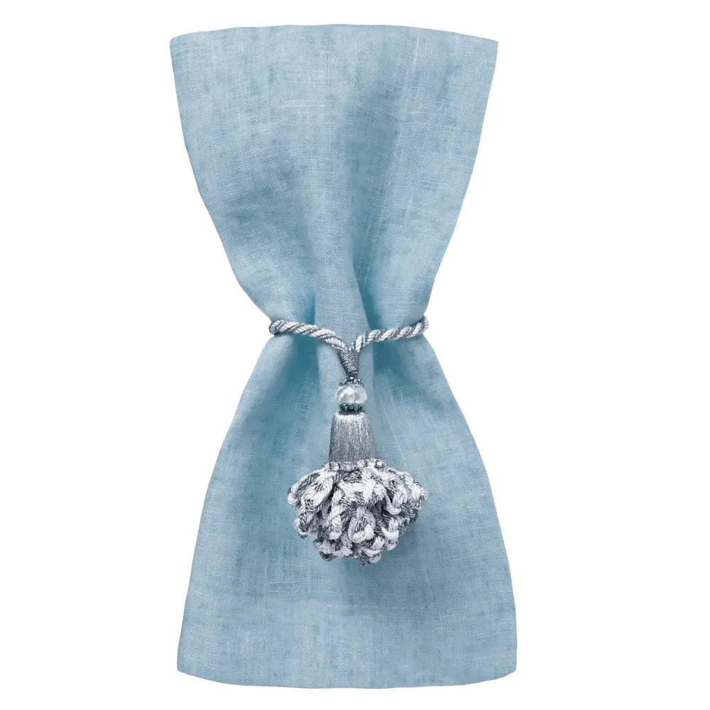 Linen Napkins Set of 4 | Solid Turquoise 20x20in