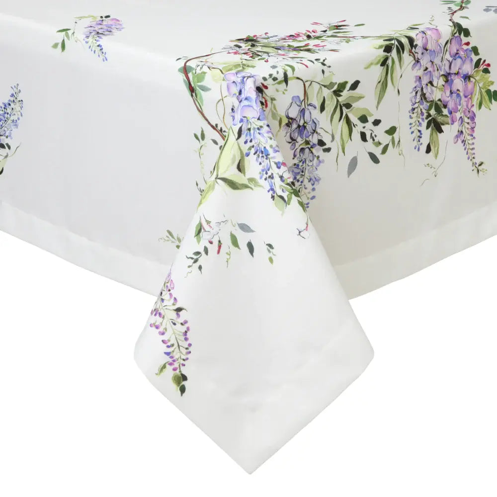 Floral Tablecloth | Lilac + Sage 70x70in