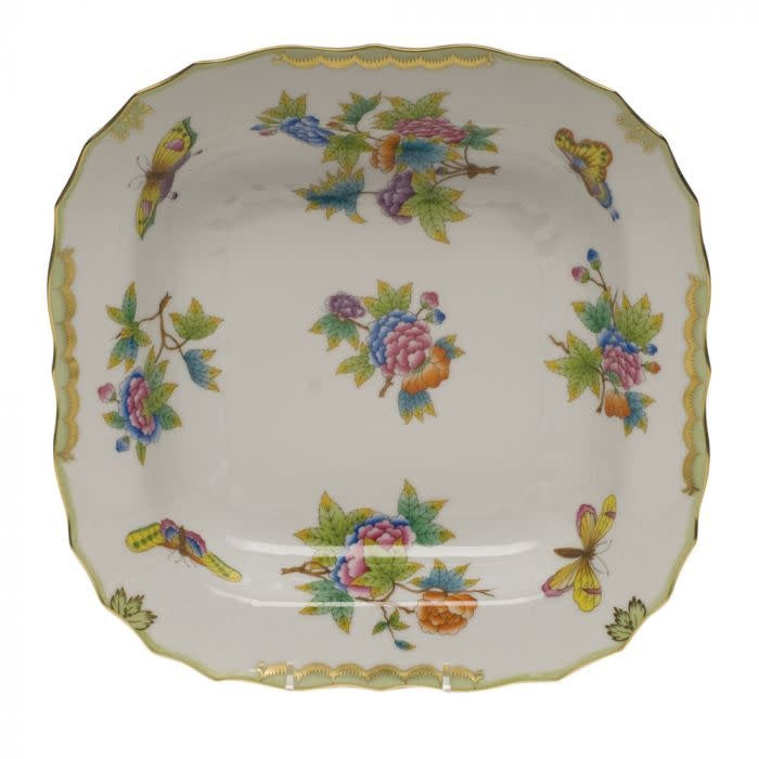 Herend Queen Victoria Square Fruit Dish | 11in