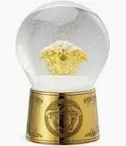 Versace Golden Medusa Snow Globe