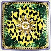 Versace Jungle Animalier Square Canape Dish | 4.75in