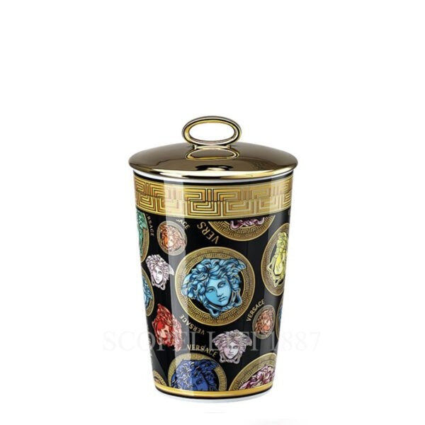 Versace Medusa Amplifed Scented Lidded Candle | 5.5in Multicolor