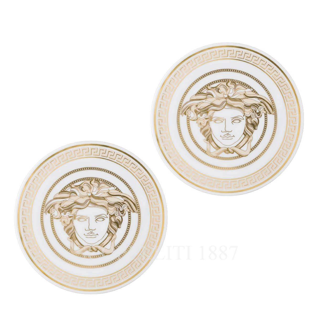 Versace Medusa Gala Porcelain Coaster Set