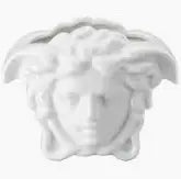 Versace Medusa Grande Vase | 3.5in White