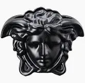 Versace Medusa Grande Vase | 6in Black