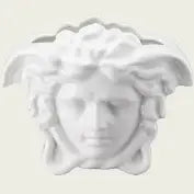 Versace Medusa Grande Vase | 6in White