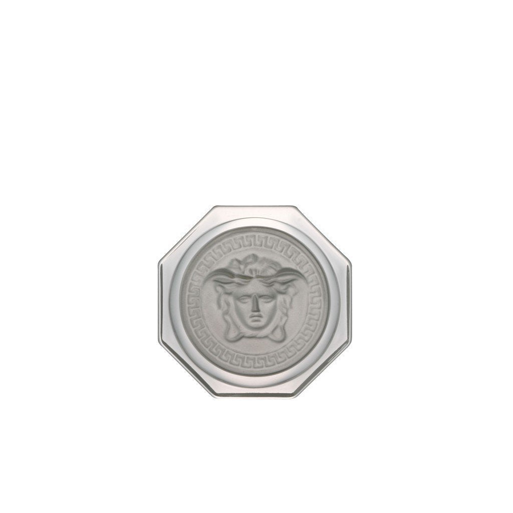Versace Medusa Lumiere Crystal Coaster | 4in