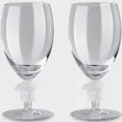 Versace Medusa Lumiere Red Wine Glasses Set of 2 | 16oz